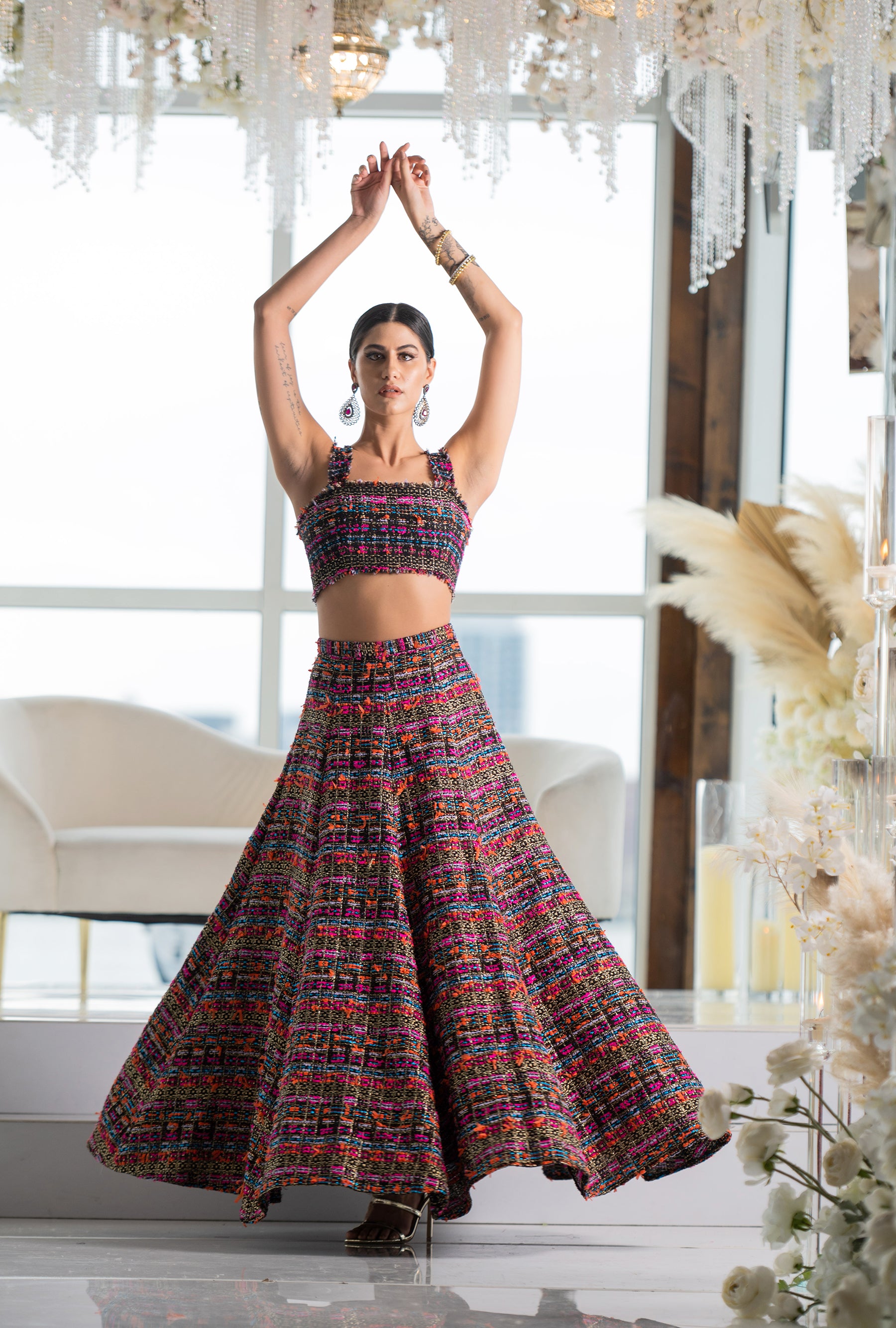Indian Ready to Wear Eid Muslim Lehenga Skirt Style Net Pakistani Salwar  Kameez Party Woman Dress HIT 6/21, Yellow, Medium price in Saudi Arabia |  Amazon Saudi Arabia | kanbkam