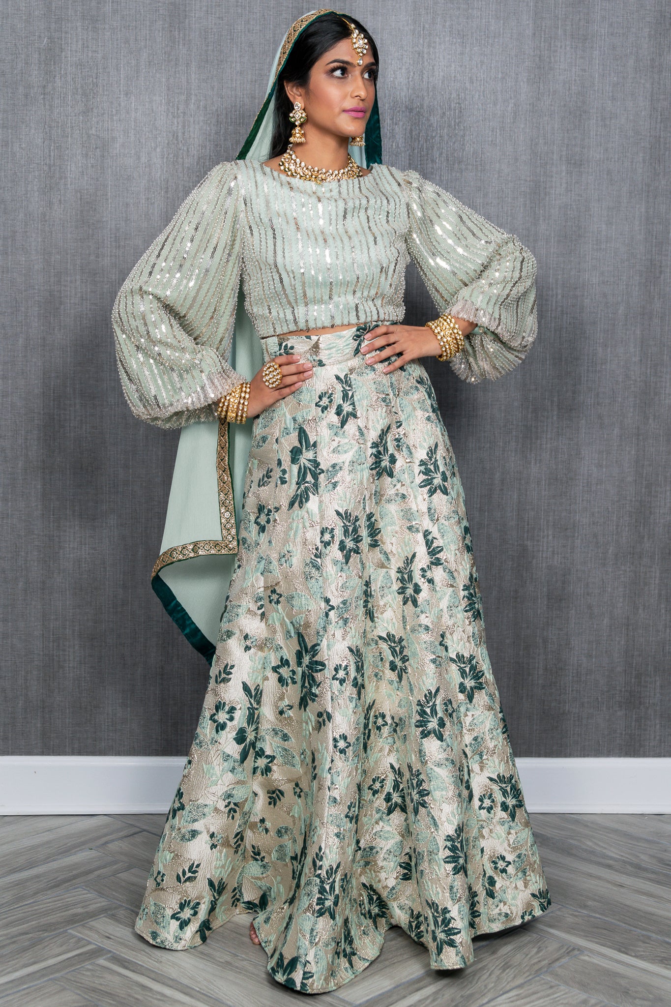 Exclusive Light Colour Embroidary Designer Shalwar Kameez Lehenga Suit –  bikroo