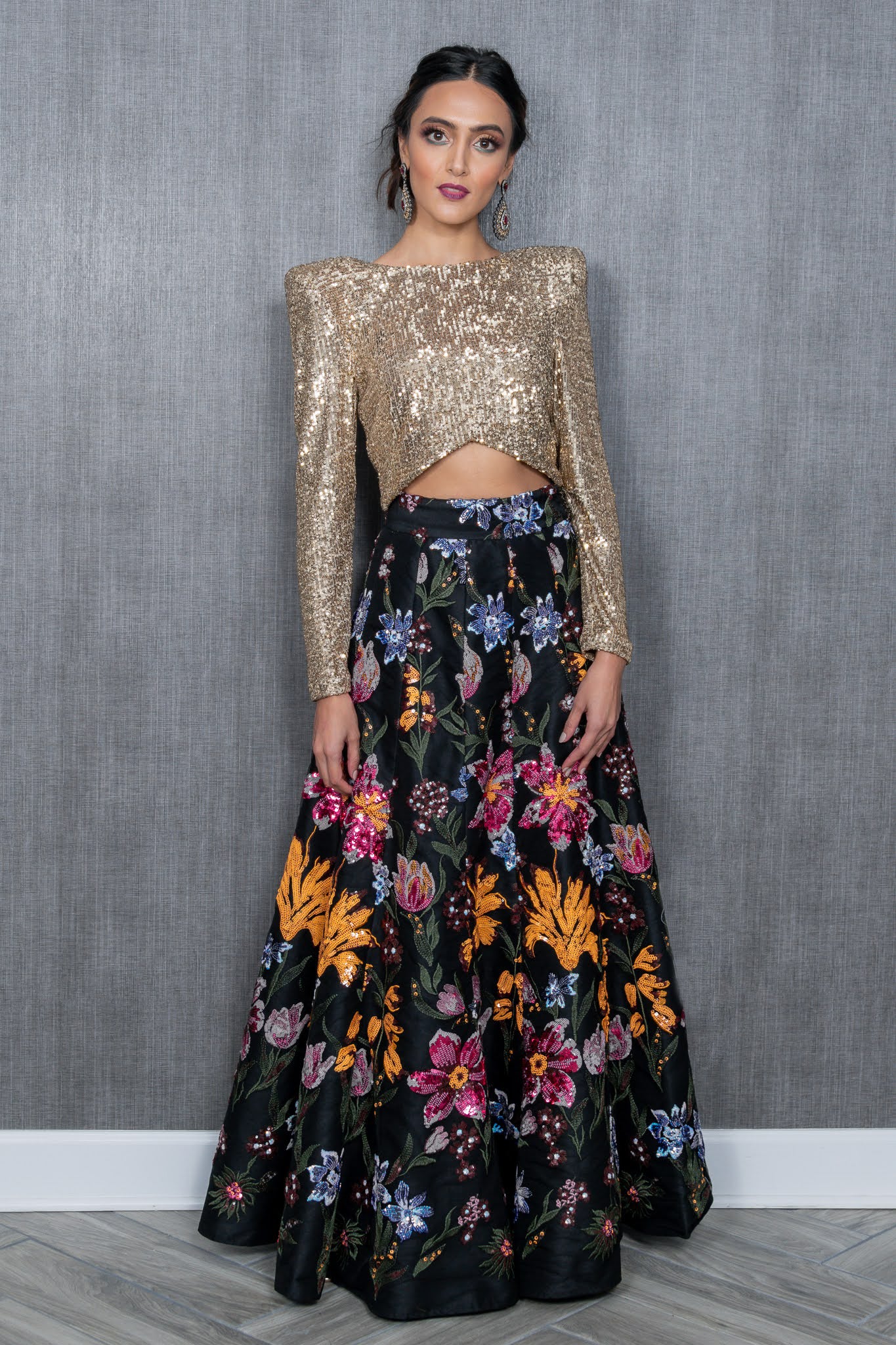 Top 10 Viral Crop Top Lehengas for a Beautiful Engagement Look