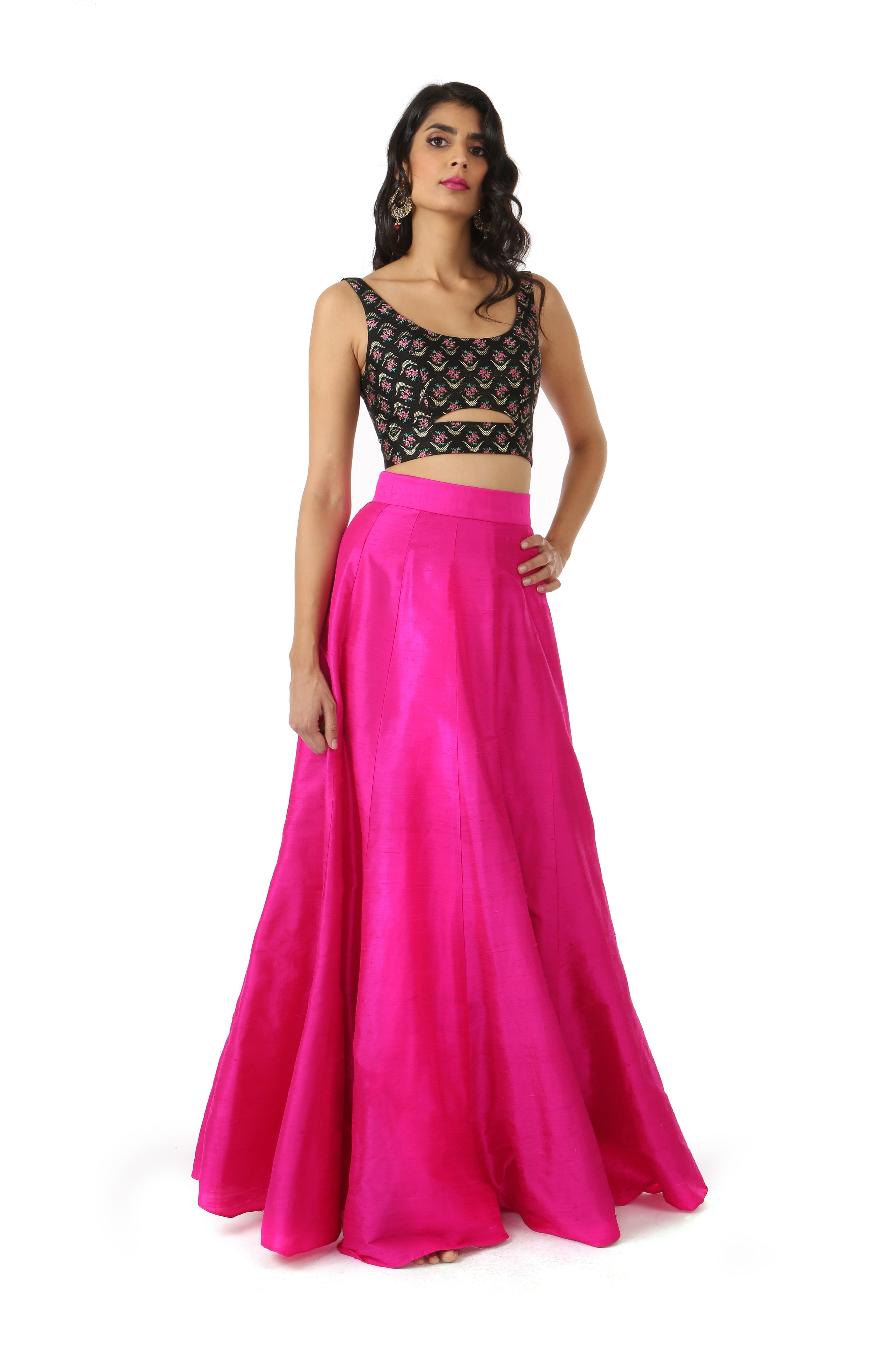 Divya Silk Lehenga Skirt Harleen Kaur NYC HarleenKaur